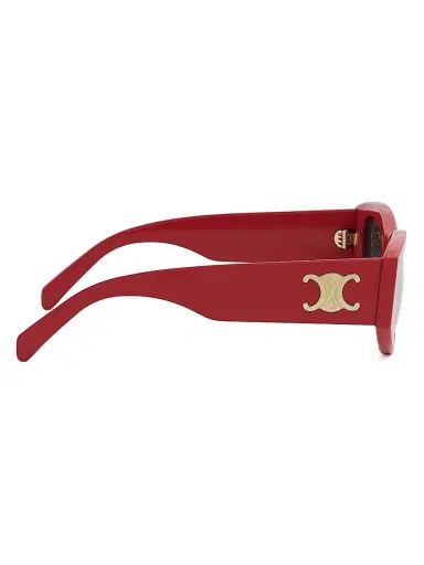 CELINE Women's Triomphe 39MM Cat-Eye Sunglasses - Shiny Red Smoke | Thumbnail 7 CELINE Women's Triomphe 39MM Cat-Eye Sunglasses - Shiny Red Smoke | Thumbnail 7