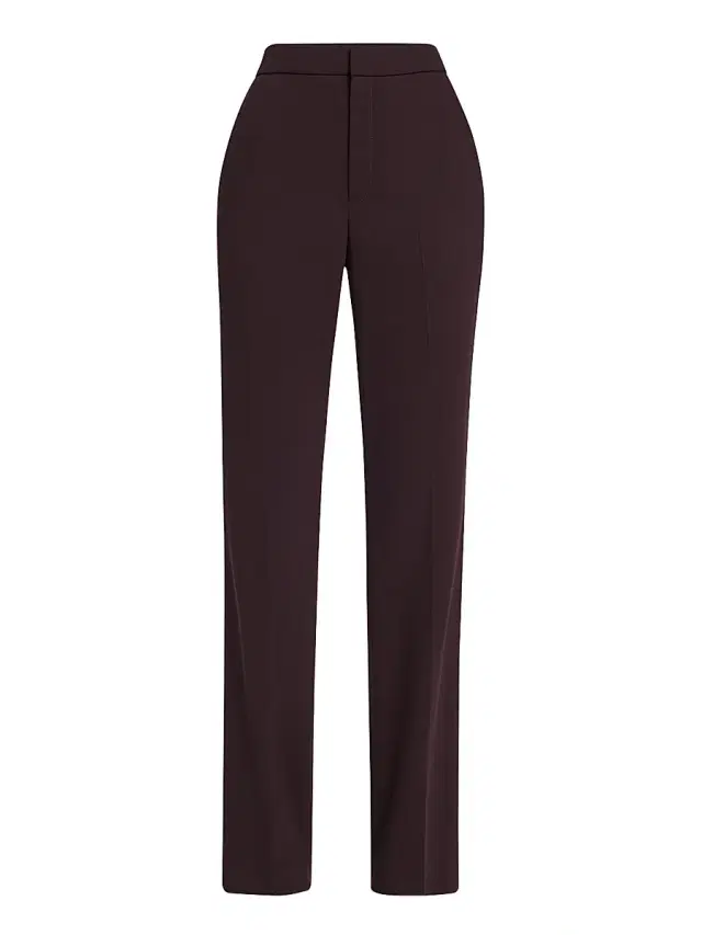 A.L.C. Women's Sophie Wool Gabardine Flare Pants - Plum