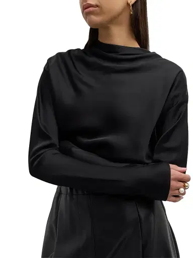 A.L.C. Women's Georgia Cowl-Neck Cutout Top | Thumbnail 4 A.L.C. Women's Georgia Cowl-Neck Cutout Top | Thumbnail 4
