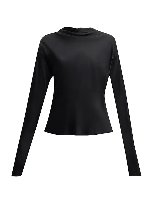 Women's Georgia Cowl-Neck Cutout Top - Black