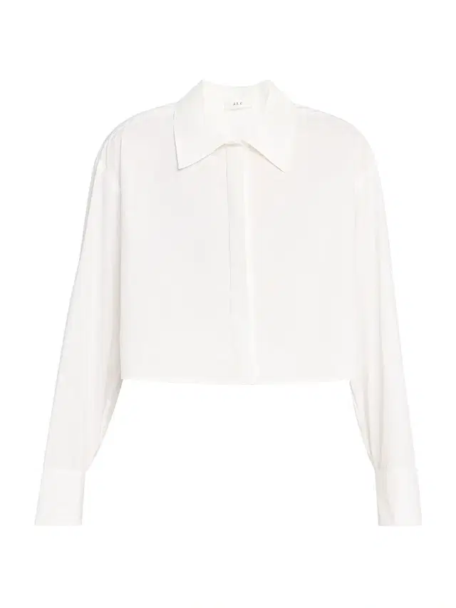 A.L.C. Women's Maude Button-Front Shirt - White
