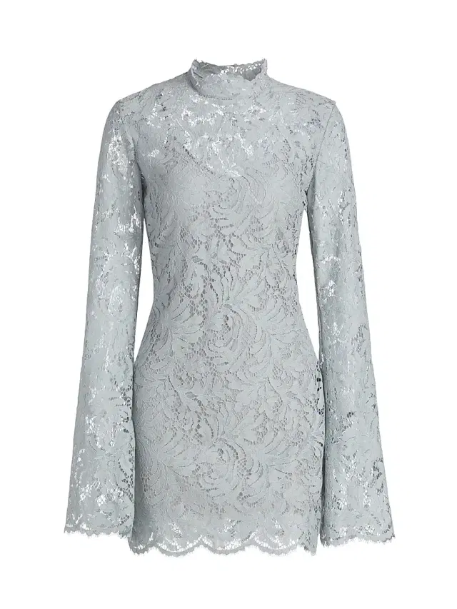 A.L.C. Women's Eden Botanical Lace Minidress - Slate Blue