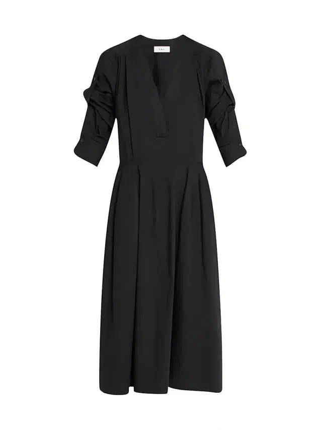 A.L.C. Women's Jordan Long-Sleeve Tunic Midi-Dress - Black