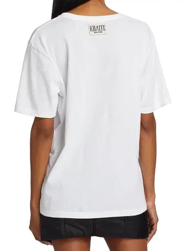 Khaite Women's Mae Short-Sleeve T-Shirt - Black | Thumbnail 12 Khaite Women's Mae Short-Sleeve T-Shirt - Black | Thumbnail 12