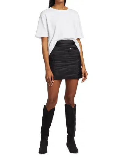 Khaite Women's Mae Short-Sleeve T-Shirt - Black | Thumbnail 9 Khaite Women's Mae Short-Sleeve T-Shirt - Black | Thumbnail 9