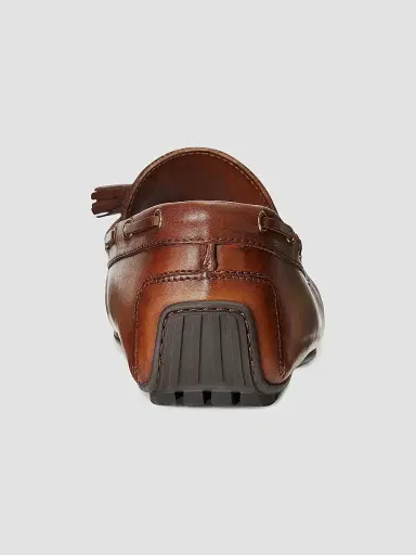 Ralph Lauren Purple Label Men's Harold Hand-Burnished Leather Driving Loafers - Tan - Size 9.5 | Thumbnail 3 Ralph Lauren Purple Label Men's Harold Hand-Burnished Leather Driving Loafers - Tan - Size 9.5 | Thumbnail 3