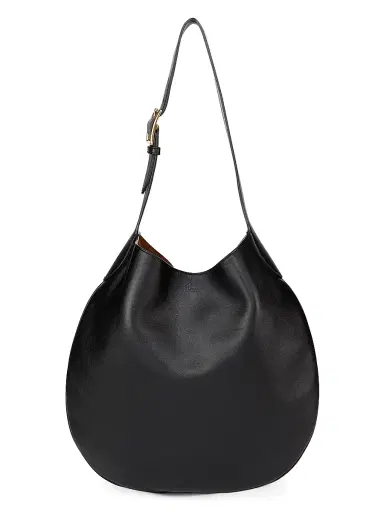 Nili Lotan Women's Jagger Leather Shoulder Bag - Black | Thumbnail 1