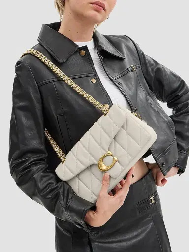 Coach Women's Tabby Quilted Leather Shoulder Bag | Thumbnail 4 Coach Women's Tabby Quilted Leather Shoulder Bag | Thumbnail 4