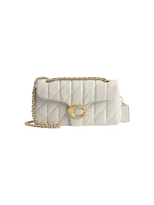 COACH Women's Tabby Quilted Leather Shoulder Bag - Chalk
