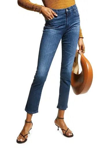 AG Jeans Women's Mari High-Rise Slim-Straight Jeans - Dark Blue - Size 31 | Thumbnail 3 AG Jeans Women's Mari High-Rise Slim-Straight Jeans - Dark Blue - Size 31 | Thumbnail 3