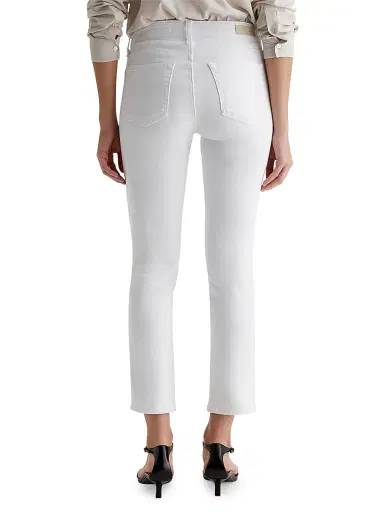 AG Jeans Women's Mari High-Rise Slim-Straight Crop Jeans | Thumbnail 4