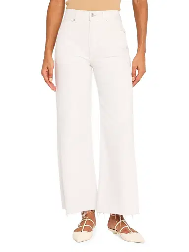 Veronica Beard Women's Taylor High-Rise Wide-Leg Crop Jeans | Thumbnail 3 Veronica Beard Women's Taylor High-Rise Wide-Leg Crop Jeans | Thumbnail 3