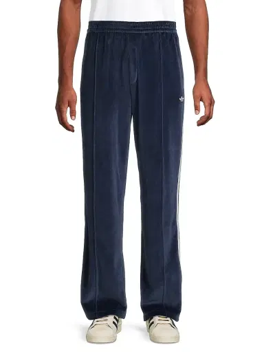 Adidas Men's x Wales Bonner Collegiate Velour Track Pants - Collegiate Navy - Size Large | Thumbnail 3 Adidas Men's x Wales Bonner Collegiate Velour Track Pants - Collegiate Navy - Size Large | Thumbnail 3