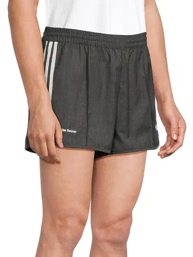 Adidas Men's x Wales Bonner Wool-Blend Shorts - Dark Grey Heather - Size Medium | Thumbnail 4 Adidas Men's x Wales Bonner Wool-Blend Shorts - Dark Grey Heather - Size Medium | Thumbnail 4