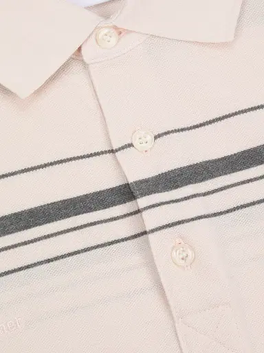 Adidas Men's x Wales Bonner Striped Stretch-Cotton Polo Shirt - Wonder Quartz - Size XXL | Thumbnail 6 Adidas Men's x Wales Bonner Striped Stretch-Cotton Polo Shirt - Wonder Quartz - Size XXL | Thumbnail 6