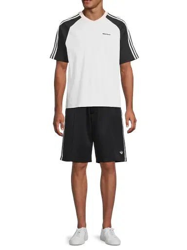 adidas Men's x Wales Bonner Twill Shorts - Night Navy | Thumbnail 2