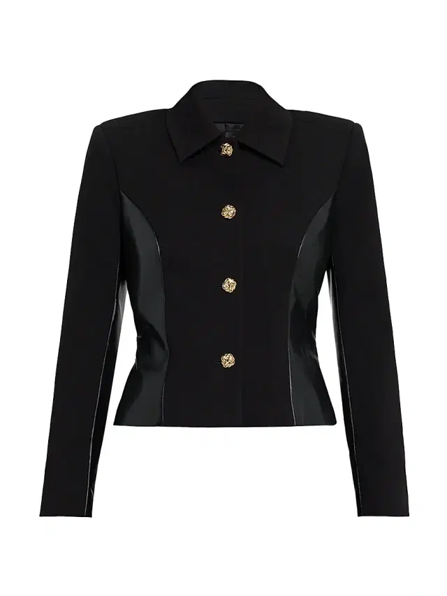 Chapman & Myers Women's Robby Combo Jacket - Black
