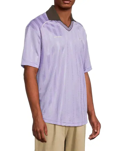 adidas Men's x Wales Bonner Football T-Shirt - Light Purple | Thumbnail 4 adidas Men's x Wales Bonner Football T-Shirt - Light Purple | Thumbnail 4