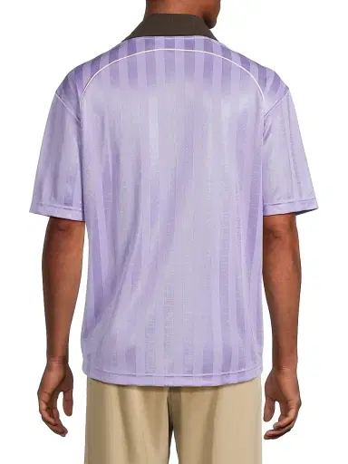 adidas Men's x Wales Bonner Football T-Shirt - Light Purple | Thumbnail 5 adidas Men's x Wales Bonner Football T-Shirt - Light Purple | Thumbnail 5