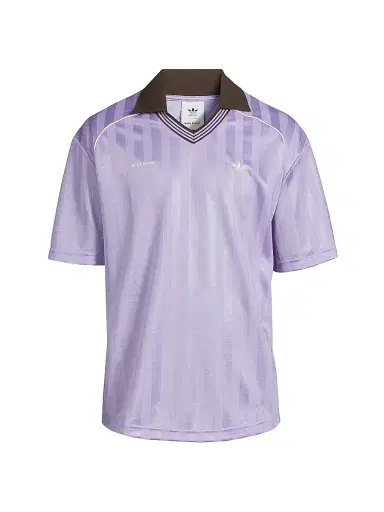 adidas Men's x Wales Bonner Football T-Shirt - Light Purple | Thumbnail 1 adidas Men's x Wales Bonner Football T-Shirt - Light Purple | Thumbnail 1