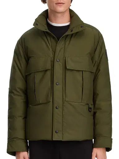 Canada Goose Men's Kirby Snap-Front Utility Jacket - Military Green - Size XL | Thumbnail 3 Canada Goose Men's Kirby Snap-Front Utility Jacket - Military Green - Size XL | Thumbnail 3