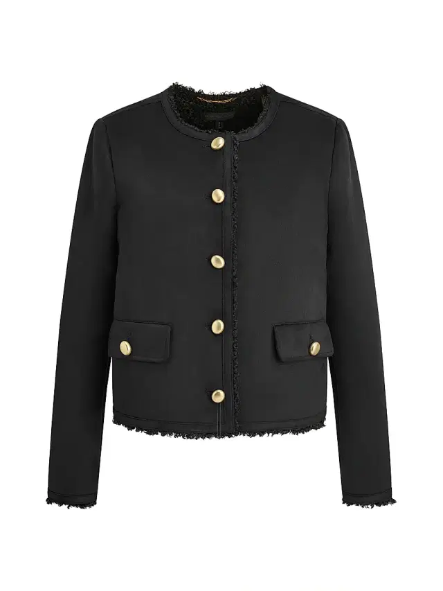 Donna Karan New York Women's Boxy-Fit Jacket - Black