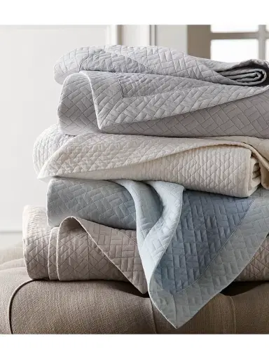 Home Treasures Queen Savannah Quilted Cotton Coverlet - Treebark - Size Queen | Thumbnail 2