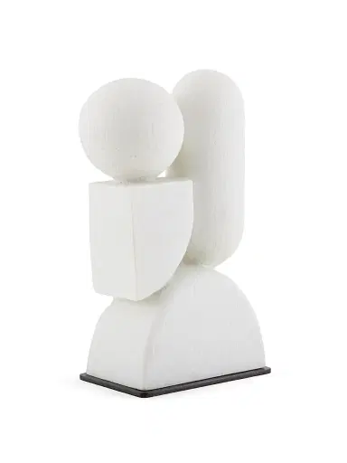 Arteriors Poza Sculpture - White | Thumbnail 1 Arteriors Poza Sculpture - White | Thumbnail 1