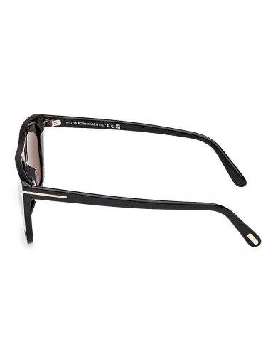 Tom Ford Men's Aslan 56MM Rectangular Sunglasses - Black Purple | Thumbnail 3 Tom Ford Men's Aslan 56MM Rectangular Sunglasses - Black Purple | Thumbnail 3