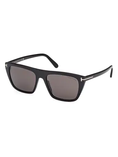 Tom Ford Men's Aslan 56MM Rectangular Sunglasses - Black Purple | Thumbnail 1 Tom Ford Men's Aslan 56MM Rectangular Sunglasses - Black Purple | Thumbnail 1