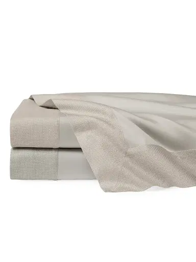 Sferra Carlotta Sheets & Pillowcases Collection - Grey Queen | Thumbnail 1