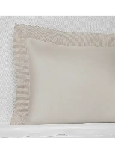 Sferra Carlotta Duvet & Sham Collection - Grey Standard | Thumbnail 2