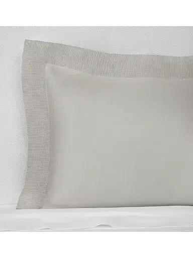Sferra Carlotta Duvet & Sham Collection - Grey Standard | Thumbnail 5