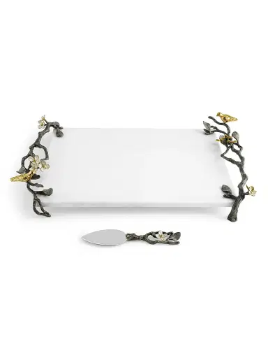 Michael Aram Lovebirds Cheeseboard & Knife | Thumbnail 2 Michael Aram Lovebirds Cheeseboard & Knife | Thumbnail 2