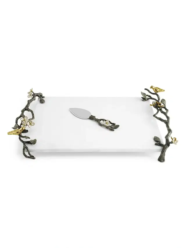 Michael Aram Lovebirds Cheeseboard & Knife
