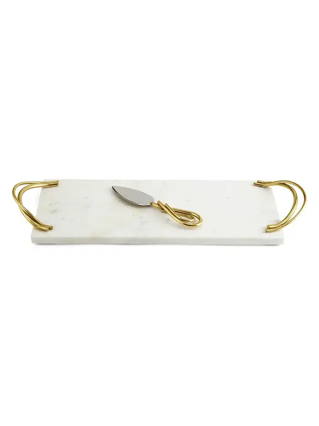 Michael Aram Calla Lily Cheese Board & Spreader Set