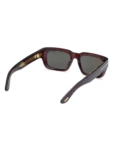 Tom Ford Men's Icon 54MM Rectangular Sunglasses - Shinydarkhavana | Thumbnail 6
