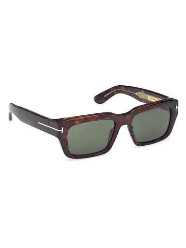 Tom Ford Men's Icon 54MM Rectangular Sunglasses - Shinydarkhavana | Thumbnail 8