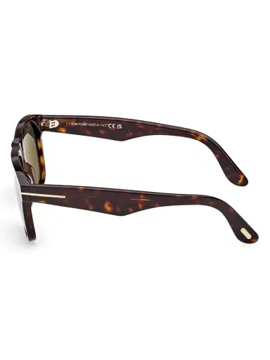 Tom Ford Men's Marlon 55MM Square Sunglasses - Shinydarkhavanagreen | Thumbnail 3 Tom Ford Men's Marlon 55MM Square Sunglasses - Shinydarkhavanagreen | Thumbnail 3