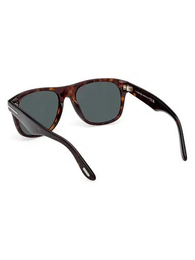 Tom Ford Men's Marlon 55MM Square Sunglasses - Shinydarkhavanagreen | Thumbnail 4 Tom Ford Men's Marlon 55MM Square Sunglasses - Shinydarkhavanagreen | Thumbnail 4