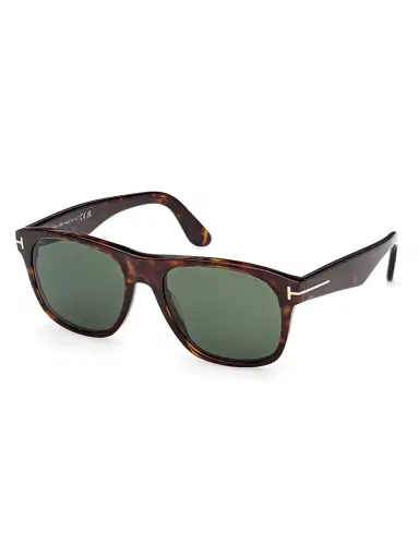 Tom Ford Men's Marlon 55MM Square Sunglasses - Shinydarkhavanagreen | Thumbnail 1 Tom Ford Men's Marlon 55MM Square Sunglasses - Shinydarkhavanagreen | Thumbnail 1