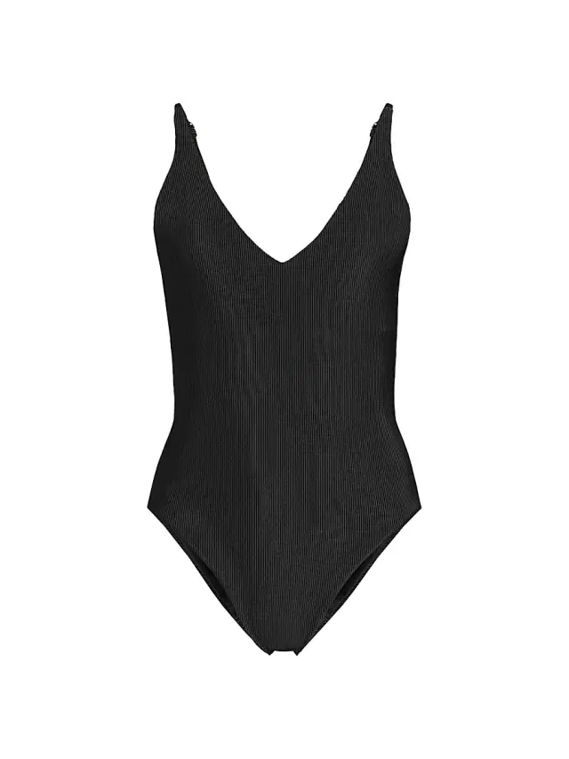 Beach Riot Women's Reese One-Piece Swimsuit - Black