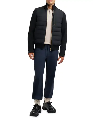 Moose Knuckles Men's Hybrid Sportswear Kamet Slim-Fit Jacket - Black | Thumbnail 2
