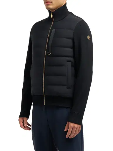 Moose Knuckles Men's Hybrid Sportswear Kamet Slim-Fit Jacket - Black | Thumbnail 4
