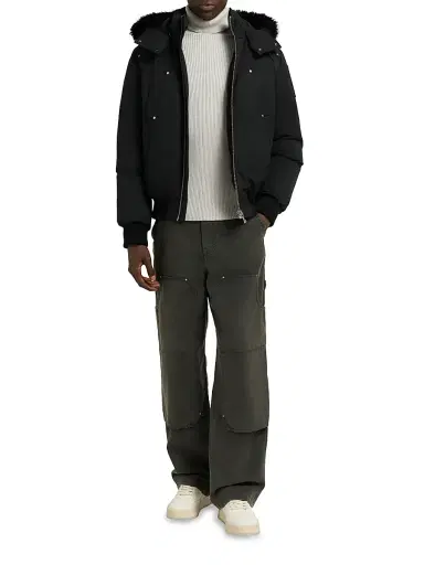 Moose Knuckles Men's Originals Ballistic Regular-Fit Puffer Bomber Jacket | Thumbnail 2 Moose Knuckles Men's Originals Ballistic Regular-Fit Puffer Bomber Jacket | Thumbnail 2