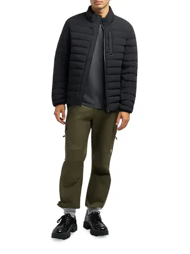 Moose Knuckles Men's Active Flex Laki Down Jacket - Black | Thumbnail 2 Moose Knuckles Men's Active Flex Laki Down Jacket - Black | Thumbnail 2