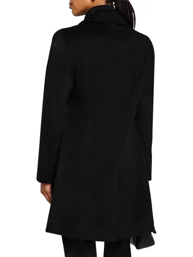 Sofia Cashmere Women's Cashmere Double-Breasted Peacoat - Black - Size 14 | Thumbnail 3 Sofia Cashmere Women's Cashmere Double-Breasted Peacoat - Black - Size 14 | Thumbnail 3