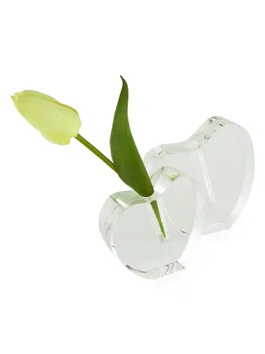 Tizo Crystal Heart Vase - Red Large | Thumbnail 2 Tizo Crystal Heart Vase - Red Large | Thumbnail 2