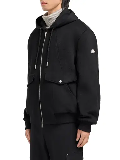Moose Knuckles Men's Elington Wool Bomber Jacket | Thumbnail 5 Moose Knuckles Men's Elington Wool Bomber Jacket | Thumbnail 5