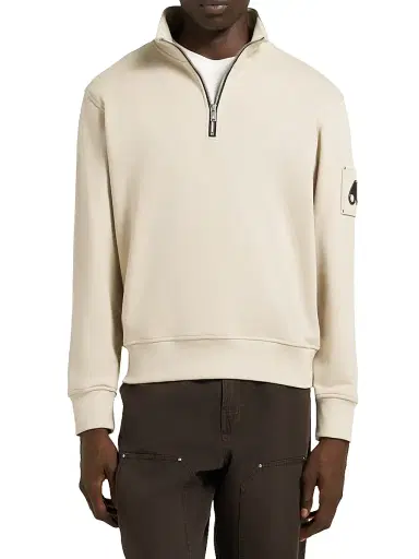 Moose Knuckles Men's Icon Sportswear Hartsfield Cotton Pullover Top | Thumbnail 4 Moose Knuckles Men's Icon Sportswear Hartsfield Cotton Pullover Top | Thumbnail 4